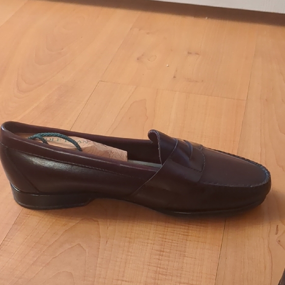 Cole Haan Brown Leather Slip-On Loafers - Picture 6 of 7